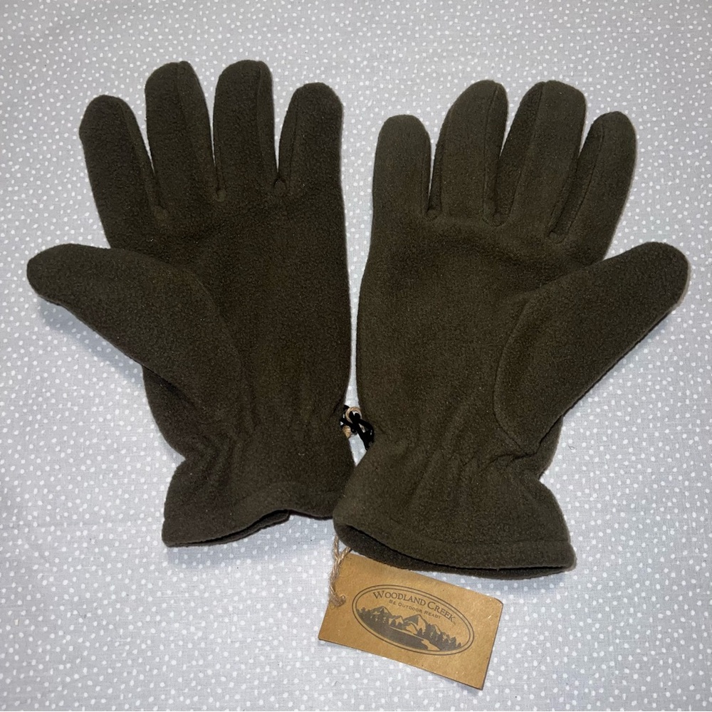 Woodland Creek Women’s Olive Green Fleece Gloves